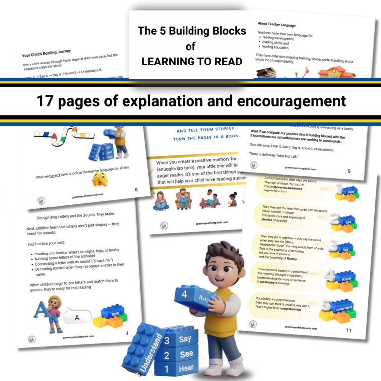 5 Building Blocks Page Samples