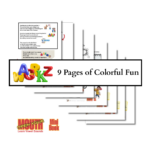 Open Your Mouth MINI BOOK 9 pages of colorful fun