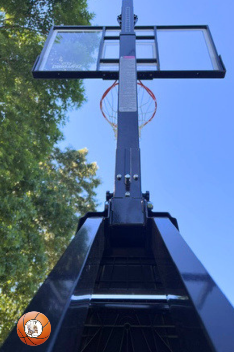 Basketball Goal Portable post assembly