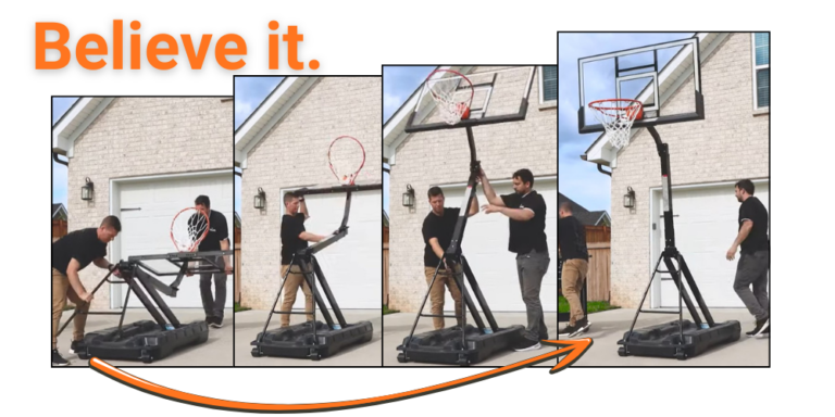 Basketball Hoop Assembly Believe It!