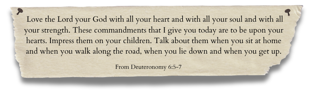 Deuteronomy 6 7 When You Books