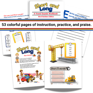 Short and Long Word Builders page samples