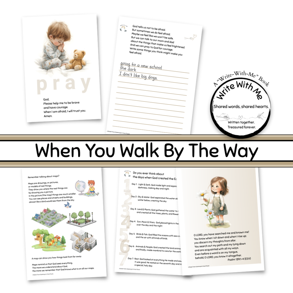 When you Walk Pages and Book page samples example