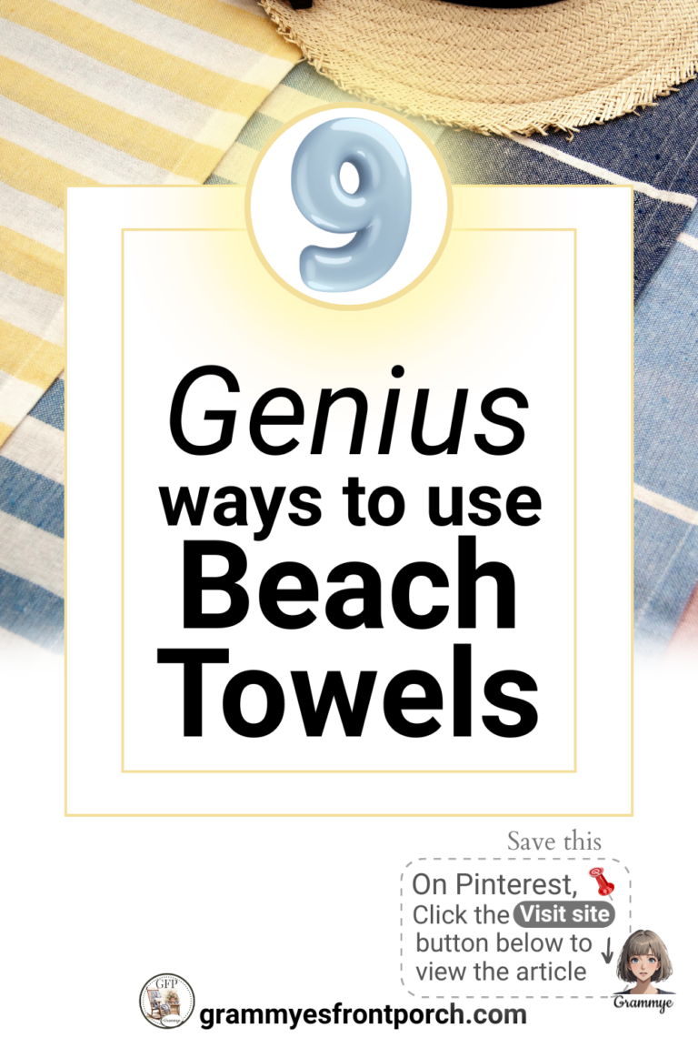Pinterest Beach Towels 9 genius ways